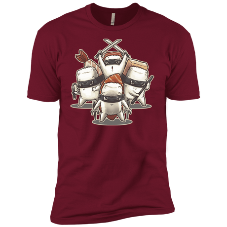 T-Shirts Cardinal / X-Small Ninja Sushi Men's Premium T-Shirt