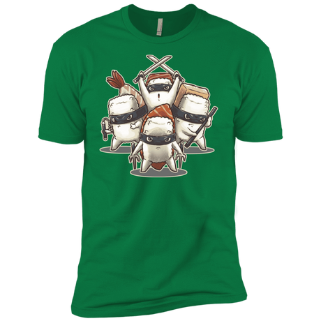T-Shirts Kelly Green / X-Small Ninja Sushi Men's Premium T-Shirt
