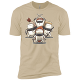 T-Shirts Sand / X-Small Ninja Sushi Men's Premium T-Shirt