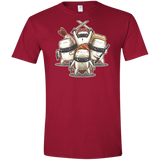 T-Shirts Cardinal Red / S Ninja Sushi Men's Semi-Fitted Softstyle
