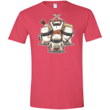T-Shirts Heather Red / S Ninja Sushi Men's Semi-Fitted Softstyle