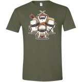 T-Shirts Military Green / S Ninja Sushi Men's Semi-Fitted Softstyle