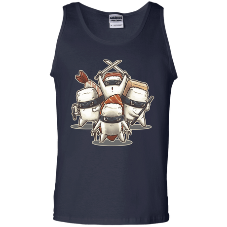 T-Shirts Navy / S Ninja Sushi Men's Tank Top