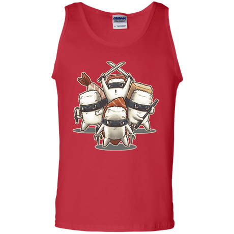 T-Shirts Red / S Ninja Sushi Men's Tank Top