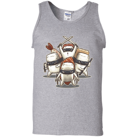 T-Shirts Sport Grey / S Ninja Sushi Men's Tank Top