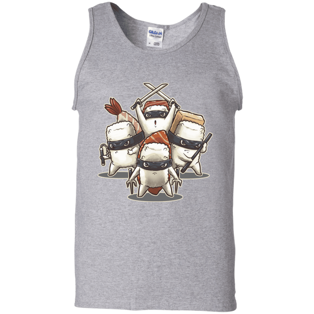 T-Shirts Sport Grey / S Ninja Sushi Men's Tank Top