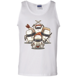 T-Shirts White / S Ninja Sushi Men's Tank Top