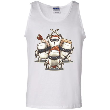 T-Shirts White / S Ninja Sushi Men's Tank Top