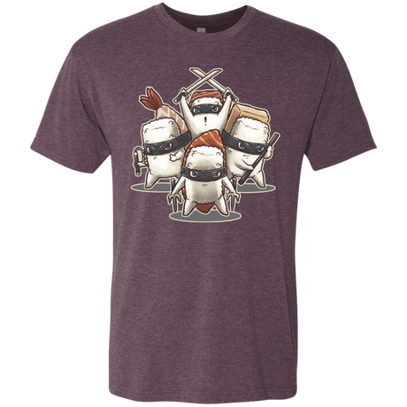 T-Shirts Vintage Purple / S Ninja Sushi Men's Triblend T-Shirt