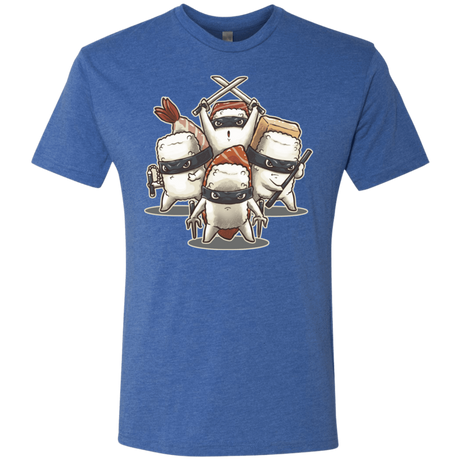T-Shirts Vintage Royal / S Ninja Sushi Men's Triblend T-Shirt
