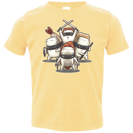 T-Shirts Butter / 2T Ninja Sushi Toddler Premium T-Shirt