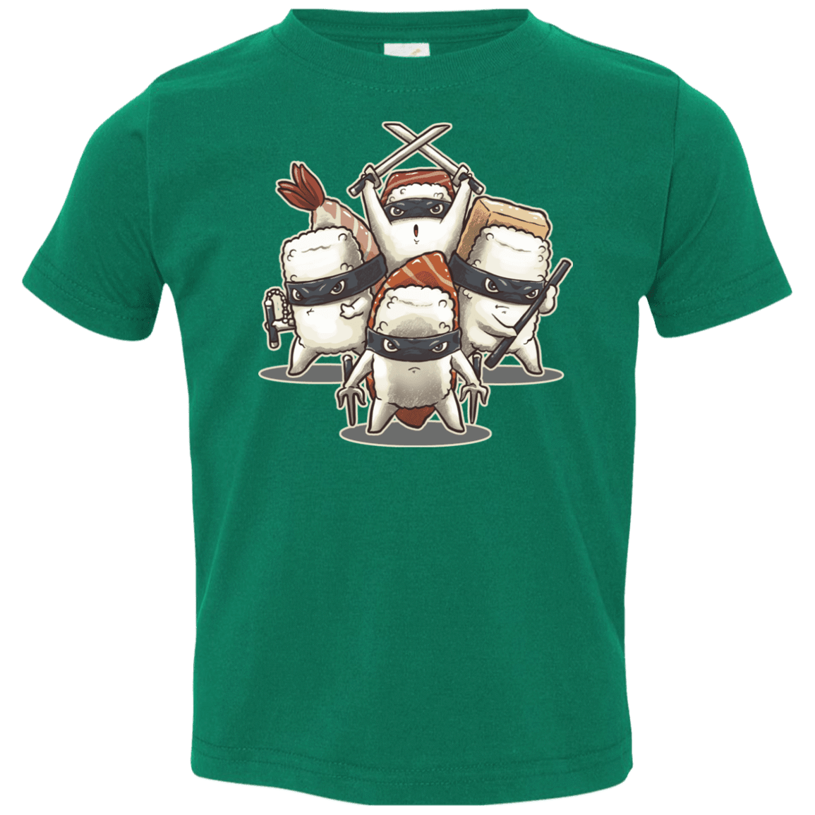 T-Shirts Kelly / 2T Ninja Sushi Toddler Premium T-Shirt