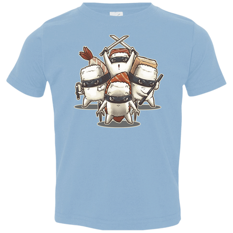 T-Shirts Light Blue / 2T Ninja Sushi Toddler Premium T-Shirt