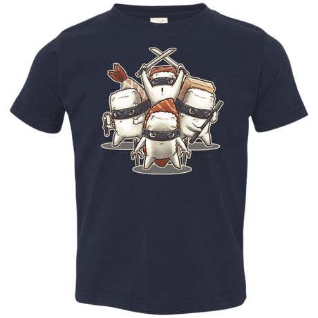 T-Shirts Navy / 2T Ninja Sushi Toddler Premium T-Shirt