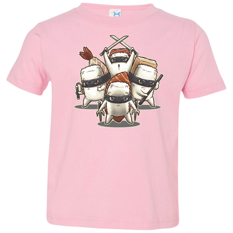 T-Shirts Pink / 2T Ninja Sushi Toddler Premium T-Shirt