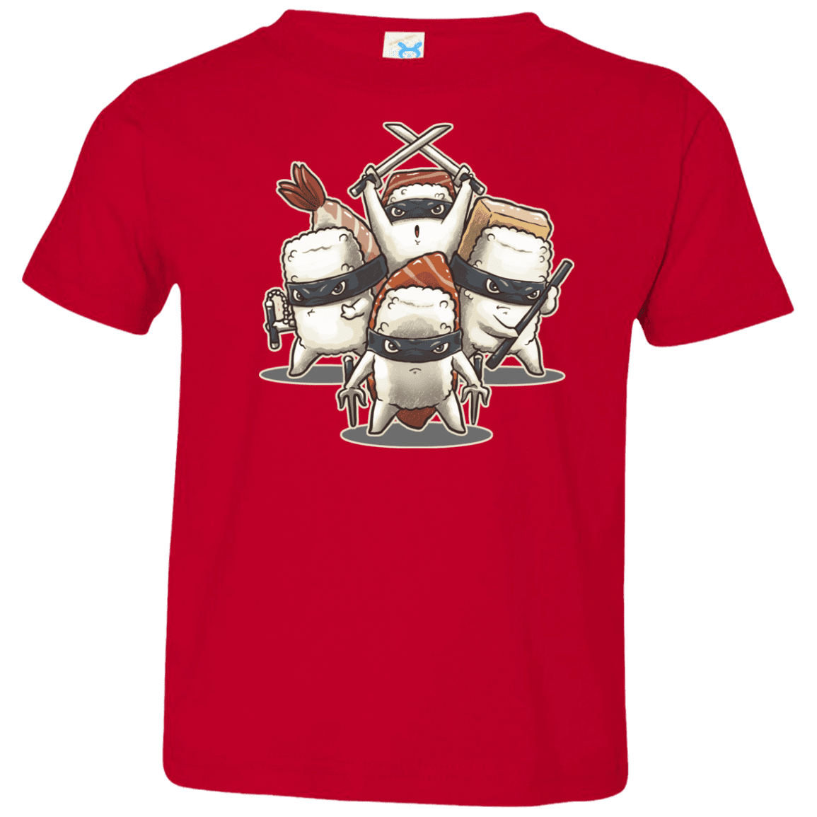 T-Shirts Red / 2T Ninja Sushi Toddler Premium T-Shirt