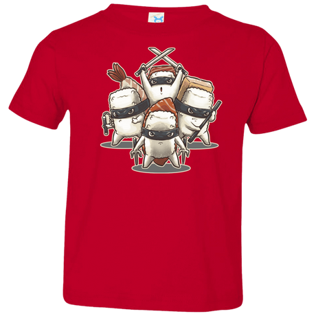 T-Shirts Red / 2T Ninja Sushi Toddler Premium T-Shirt