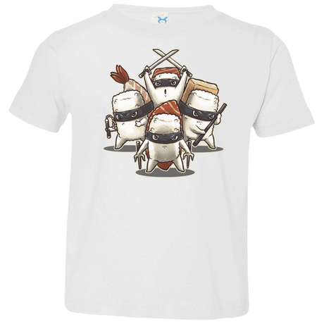 T-Shirts White / 2T Ninja Sushi Toddler Premium T-Shirt