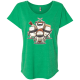 T-Shirts Envy / X-Small Ninja Sushi Triblend Dolman Sleeve