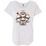T-Shirts Heather White / X-Small Ninja Sushi Triblend Dolman Sleeve