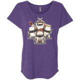 T-Shirts Purple Rush / X-Small Ninja Sushi Triblend Dolman Sleeve