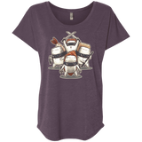 T-Shirts Vintage Purple / X-Small Ninja Sushi Triblend Dolman Sleeve
