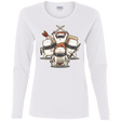 T-Shirts White / S Ninja Sushi Women's Long Sleeve T-Shirt