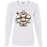 T-Shirts White / S Ninja Sushi Women's Long Sleeve T-Shirt