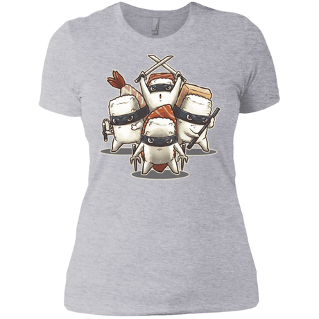 T-Shirts Heather Grey / X-Small Ninja Sushi Women's Premium T-Shirt