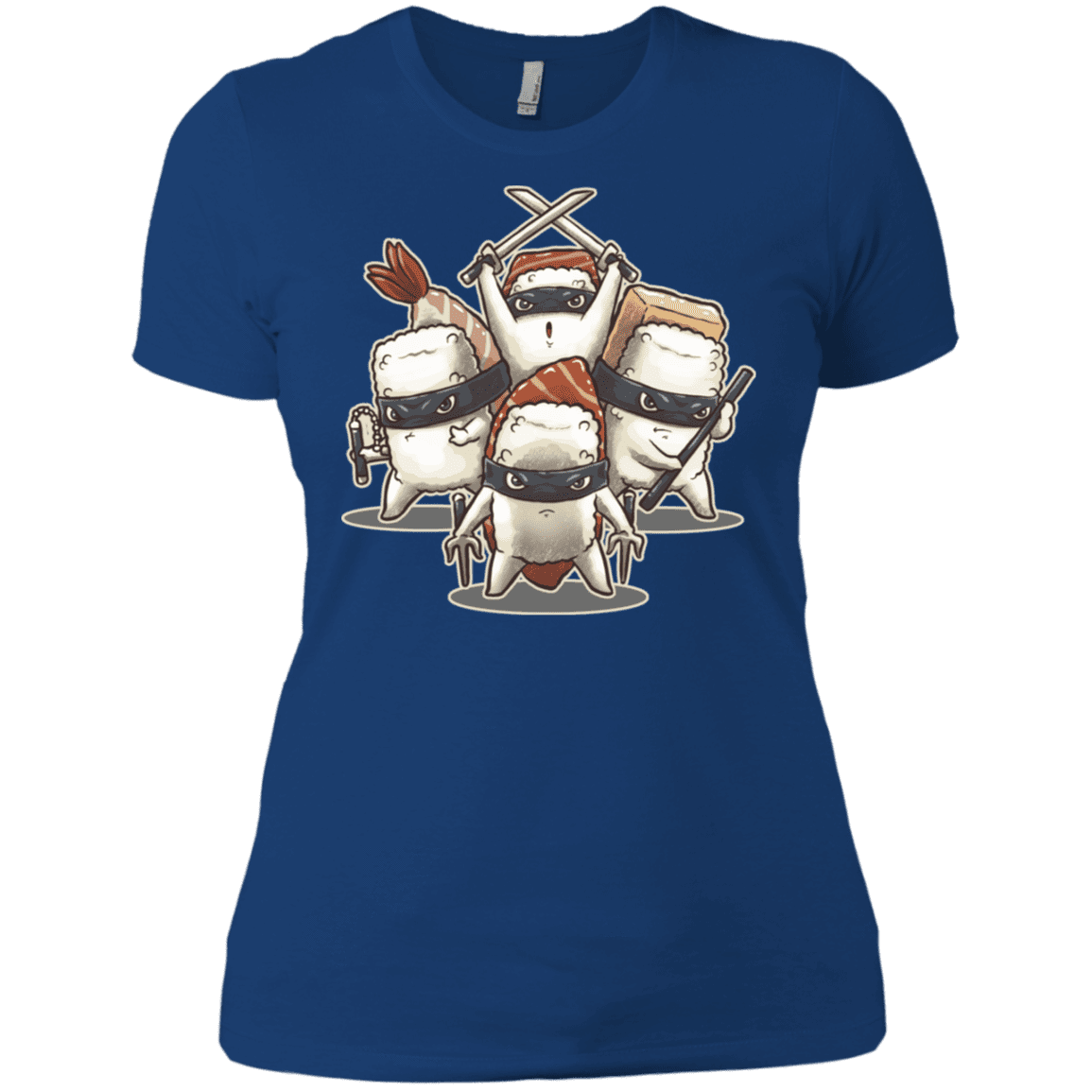 T-Shirts Royal / X-Small Ninja Sushi Women's Premium T-Shirt