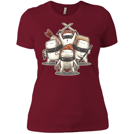 T-Shirts Scarlet / S Ninja Sushi Women's Premium T-Shirt