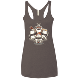 T-Shirts Macchiato / X-Small Ninja Sushi Women's Triblend Racerback Tank
