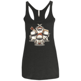T-Shirts Vintage Black / X-Small Ninja Sushi Women's Triblend Racerback Tank