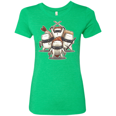 T-Shirts Envy / S Ninja Sushi Women's Triblend T-Shirt