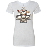 T-Shirts Heather White / S Ninja Sushi Women's Triblend T-Shirt