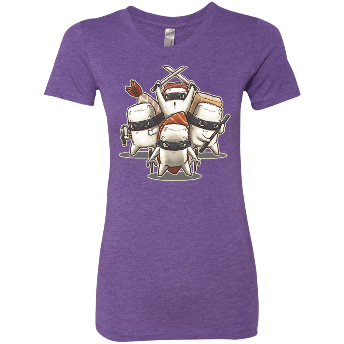 T-Shirts Purple Rush / S Ninja Sushi Women's Triblend T-Shirt