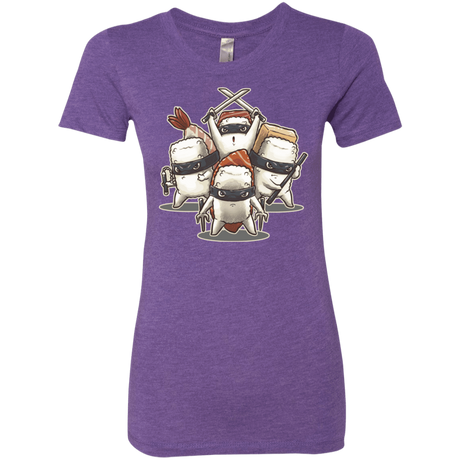 T-Shirts Purple Rush / S Ninja Sushi Women's Triblend T-Shirt