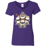 T-Shirts Purple / S Ninja Sushi Women's V-Neck T-Shirt