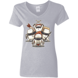 T-Shirts Sport Grey / S Ninja Sushi Women's V-Neck T-Shirt