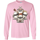 T-Shirts Light Pink / YS Ninja Sushi Youth Long Sleeve T-Shirt