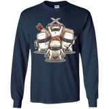 T-Shirts Navy / YS Ninja Sushi Youth Long Sleeve T-Shirt