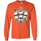 T-Shirts Orange / YS Ninja Sushi Youth Long Sleeve T-Shirt