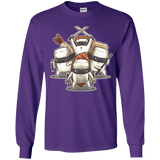 T-Shirts Purple / YS Ninja Sushi Youth Long Sleeve T-Shirt