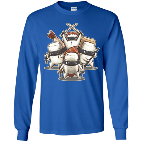 T-Shirts Royal / YS Ninja Sushi Youth Long Sleeve T-Shirt