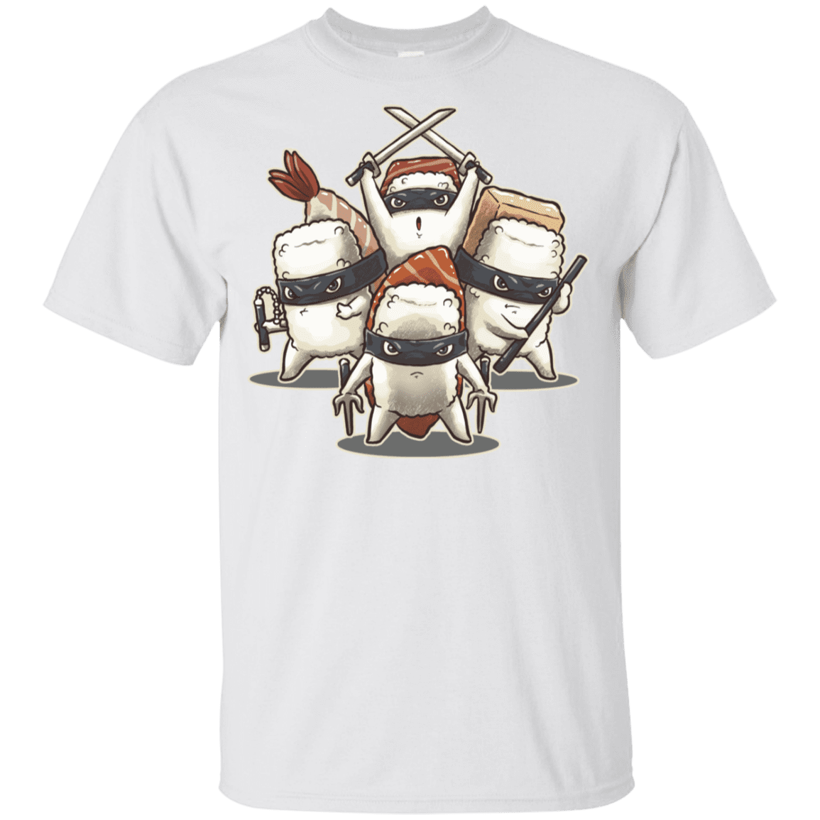 T-Shirts White / YXS Ninja Sushi Youth T-Shirt