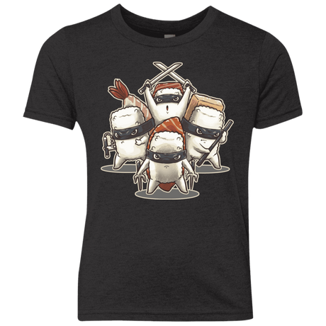 T-Shirts Vintage Black / YXS Ninja Sushi Youth Triblend T-Shirt