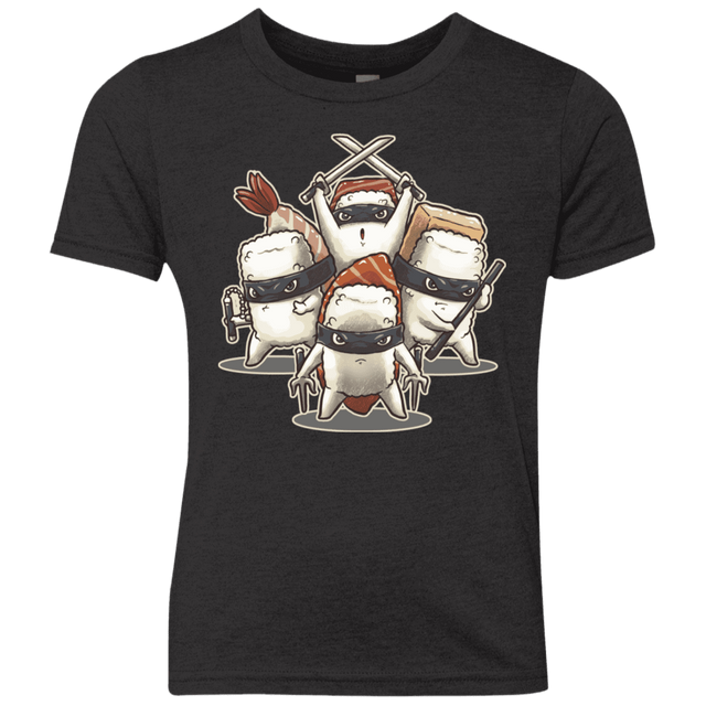 T-Shirts Vintage Black / YXS Ninja Sushi Youth Triblend T-Shirt