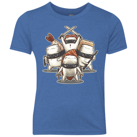 T-Shirts Vintage Royal / YXS Ninja Sushi Youth Triblend T-Shirt