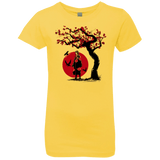 T-Shirts Vibrant Yellow / YXS Ninja under the sun Girls Premium T-Shirt