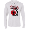 T-Shirts Heather White / X-Small Ninja under the sun Triblend Long Sleeve Hoodie Tee